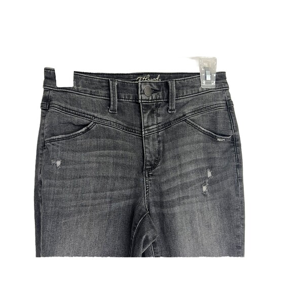 Universal Thread Gray Cotton Blend High-Rise Skinny Denim Jeans Size 2/26 - Picture 3 of 9